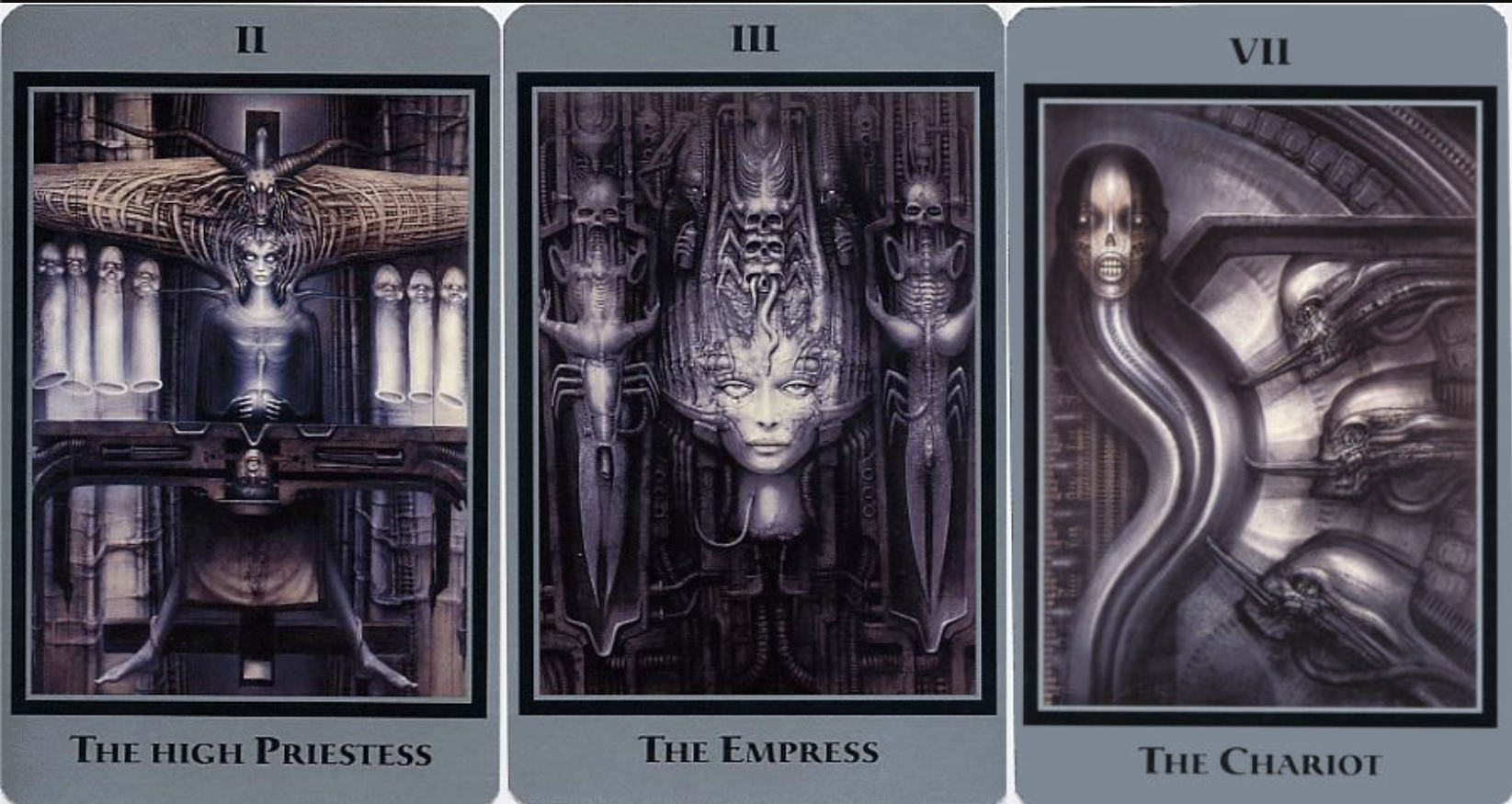HR Giger's Necronomicon Tarot Major Arcana